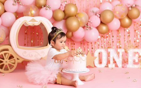 1 Yaş Kız Bebek Doğum Günü Parti Süsleri