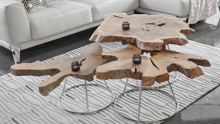 Doğal Teak Ağacı Sehpa Nedir?